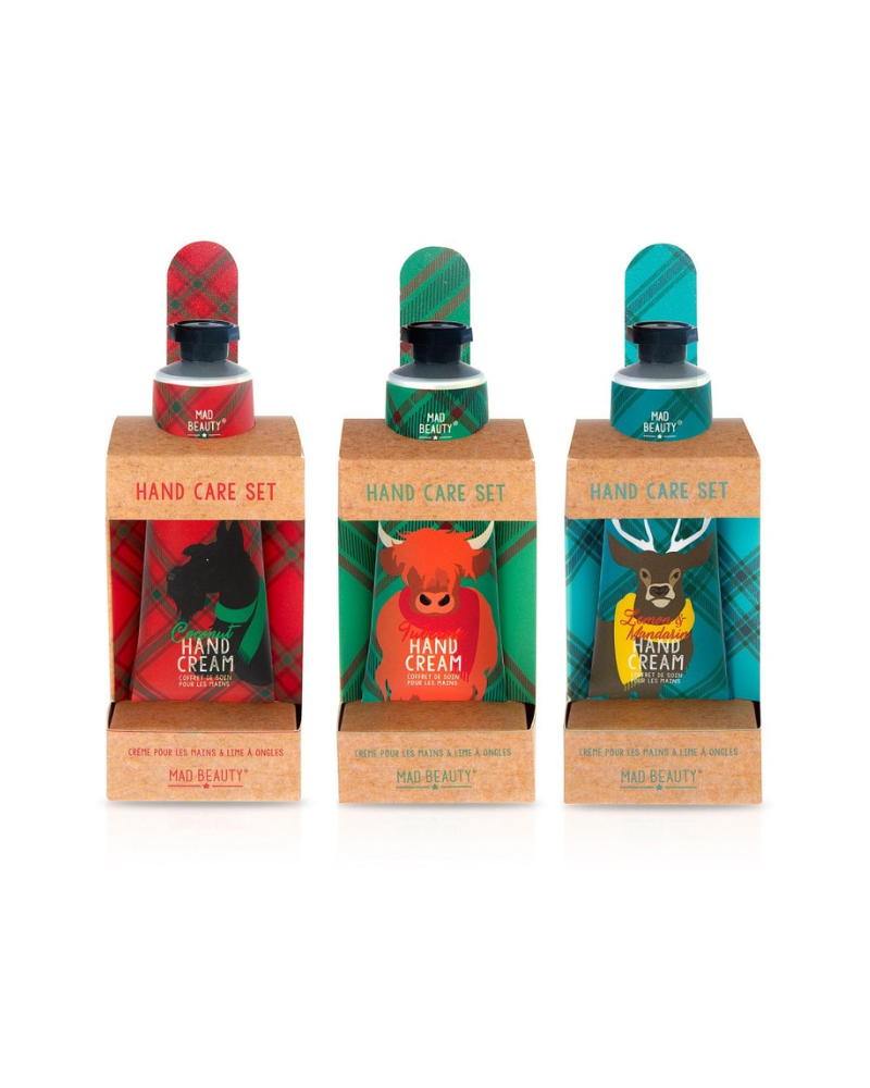 Scottish Stag Deer Lemon and Mandarin Scented Hand Care Set