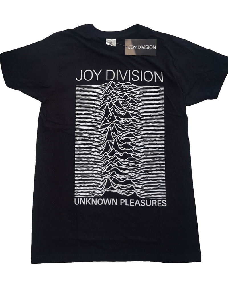 Joy Division Unknown Pleasures Unisex T-Shirt - Pink Poodle Boutique - JDTS04MB - XS