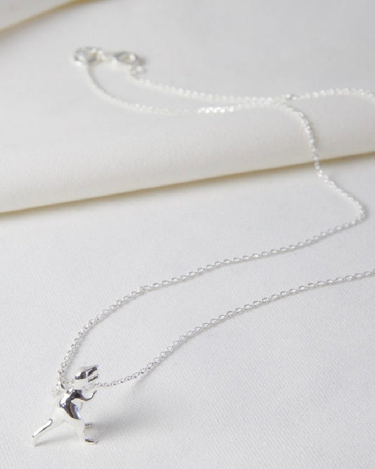 Silver T-Rex Dinosaur Necklace