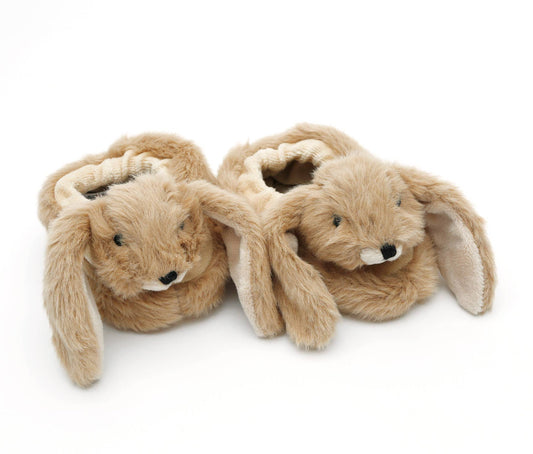 Bunny Baby Soft Slippers 0 to 6 Months in Brown