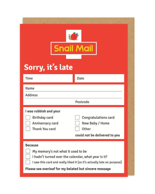 Snail Mail Royal Mail Greeting Card