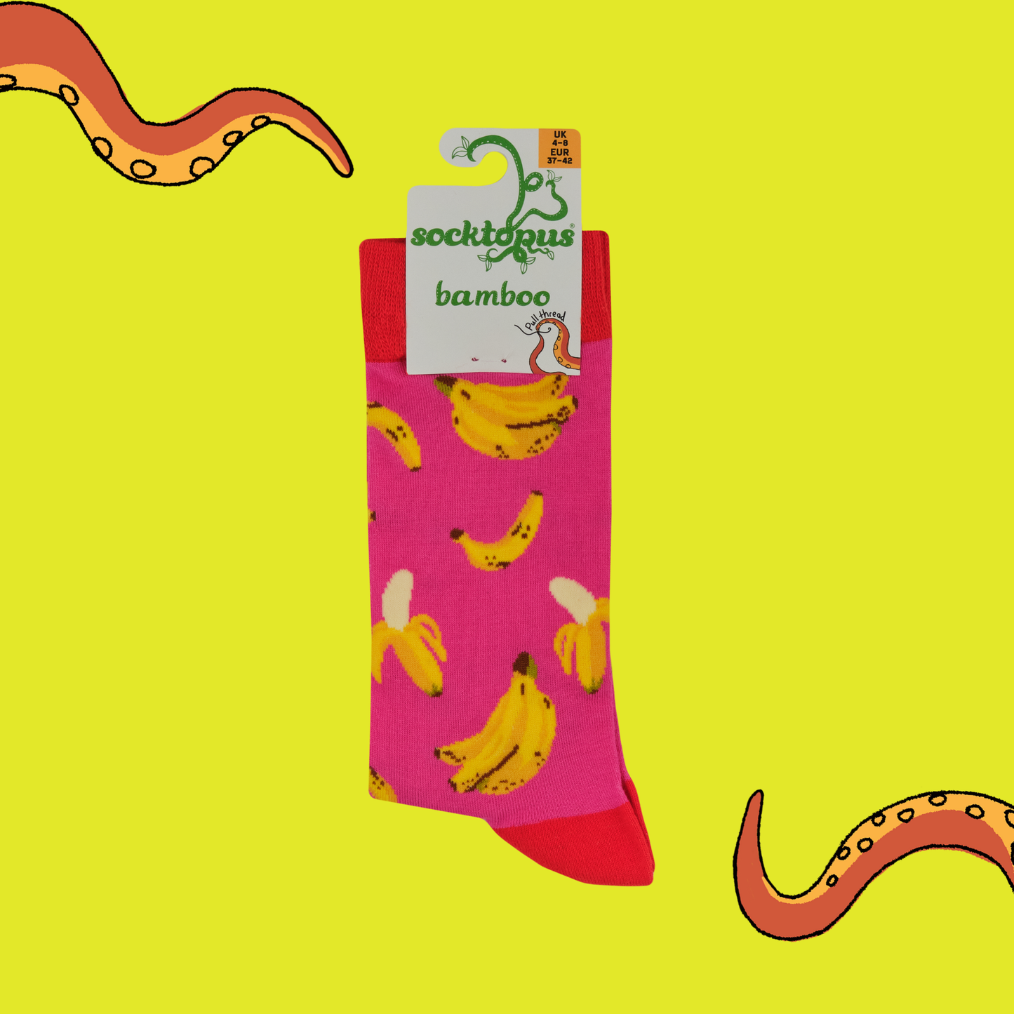This Sock Is Bananas Bamboo Crew Socks