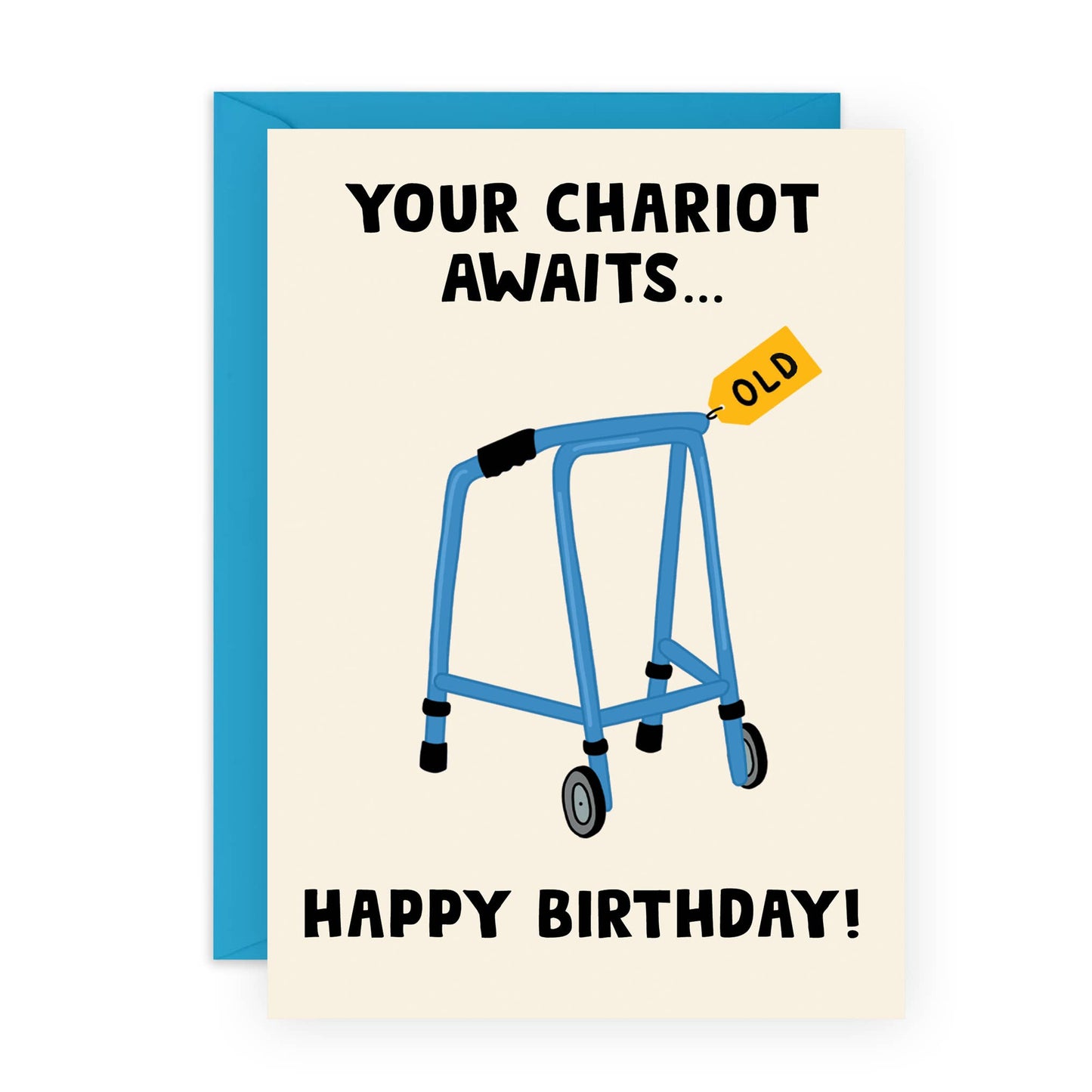 Your Chariot Awaits Happy Birthday Card