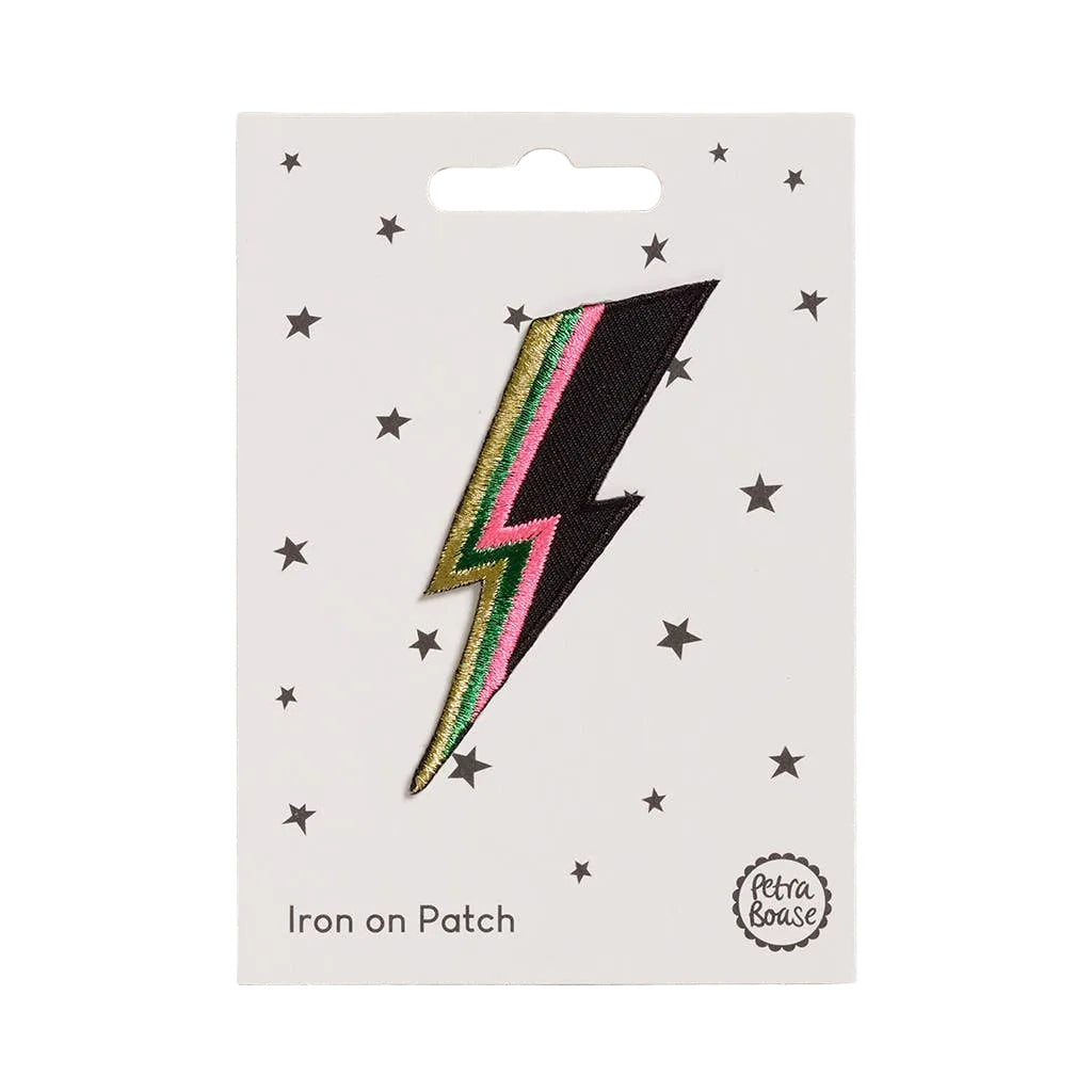Bolt  Iron-On Embroidered Patch