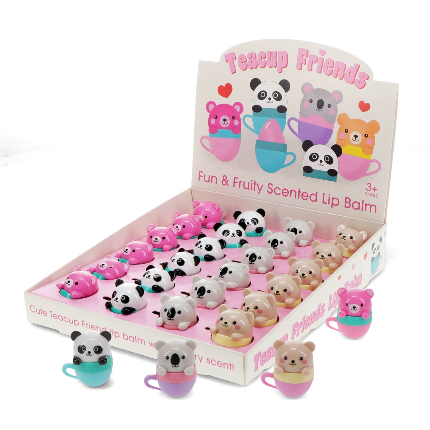 Teacup Animal Friends Assorted Lip Balm