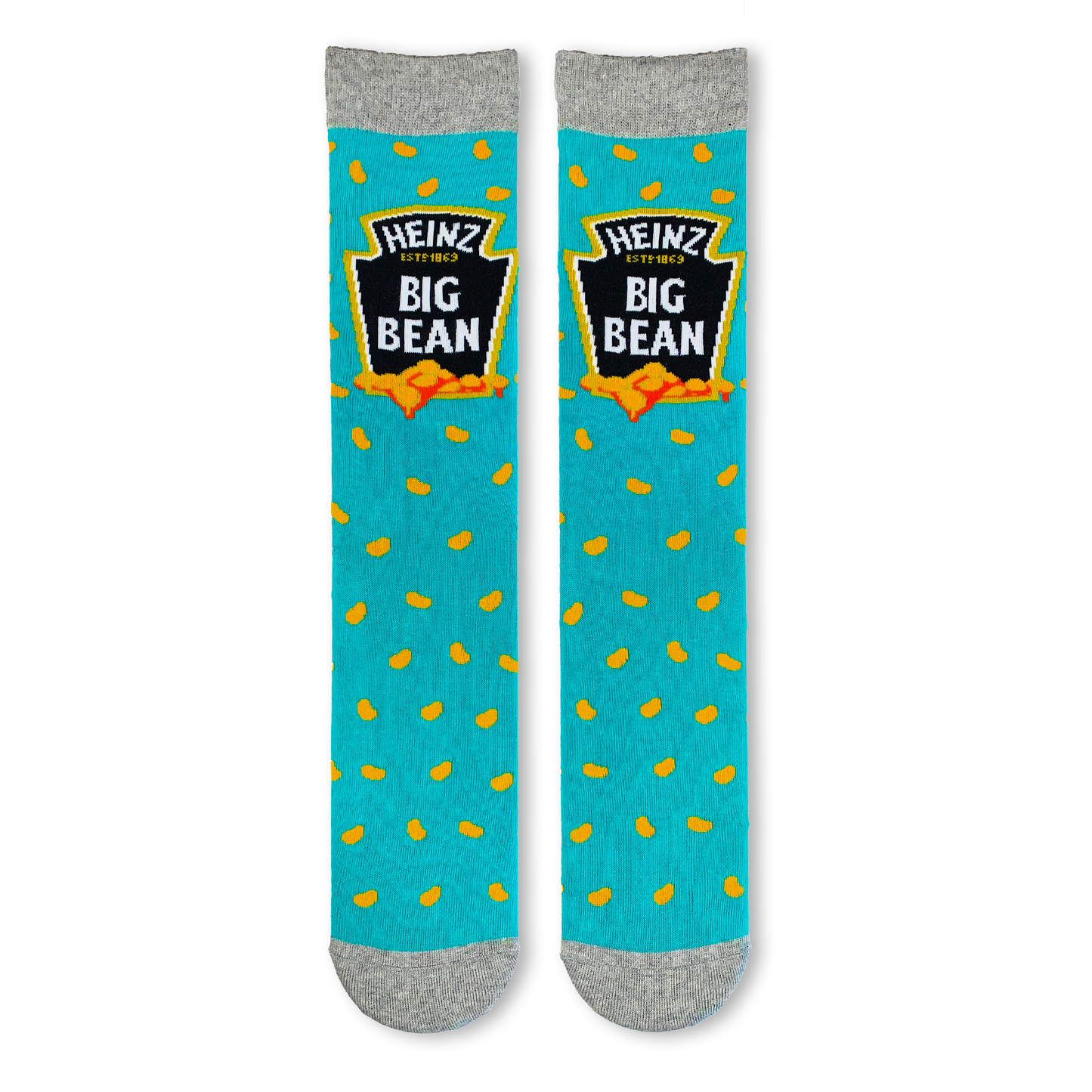 Heinz Baked Beans 'Big Bean' Socks UK 4-7.5