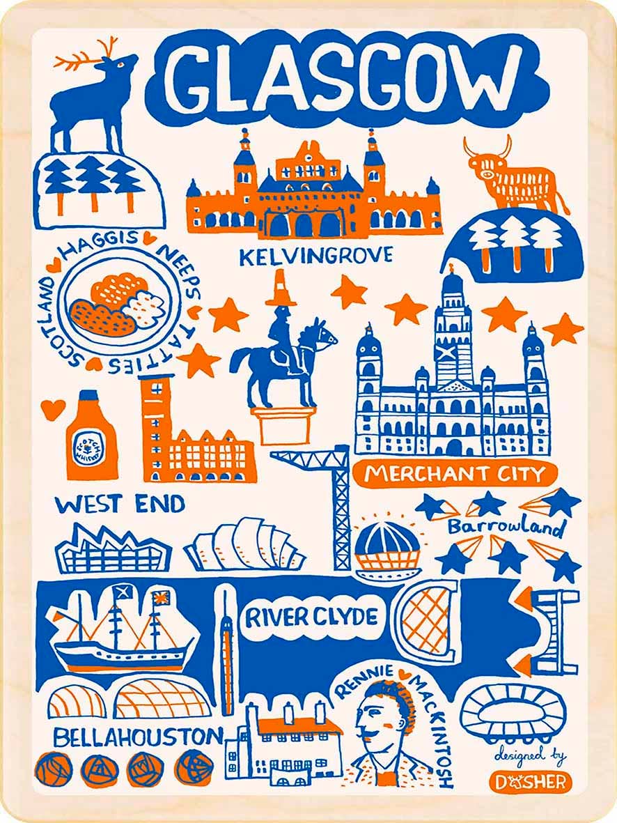 Glasgow Scotland Magnet