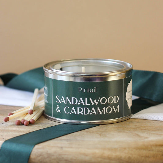 Sandalwood and Cardamom Paint Pot Candle