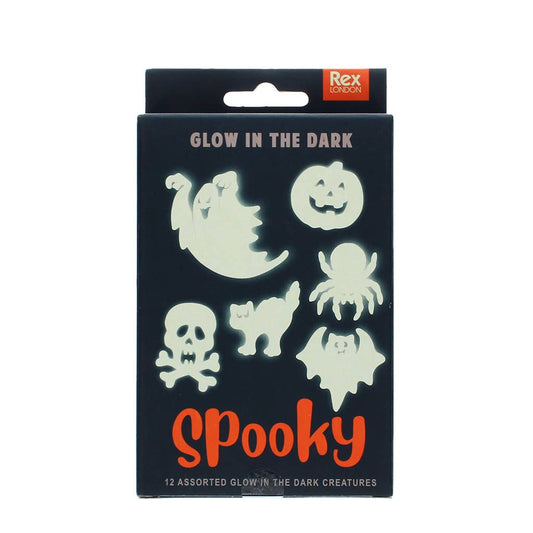 Spooky Glow in the Dark Stick-on Shapes Set of 12