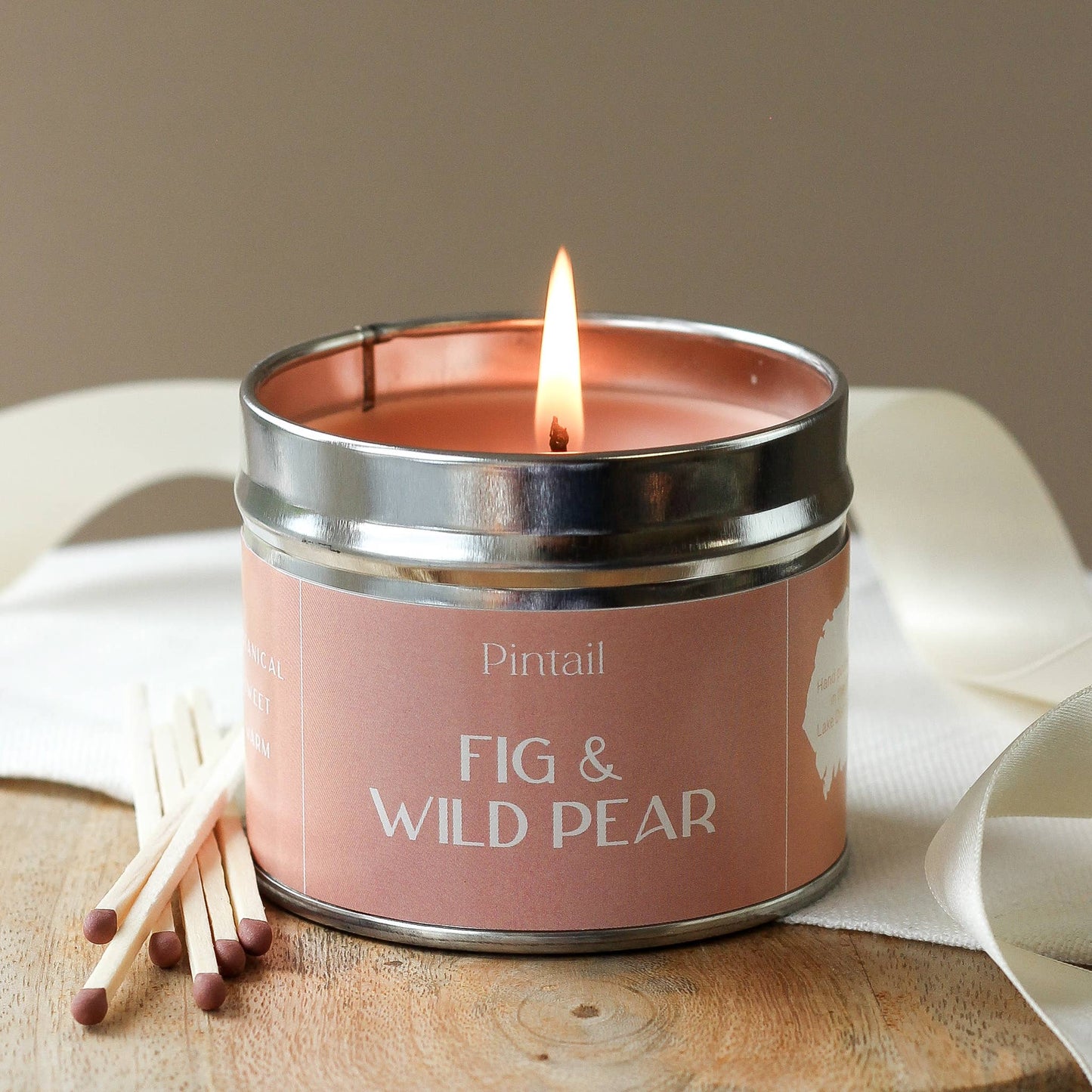 Fig and Wild Pear Classic Tin Candle