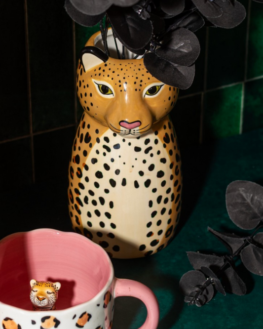 Leopard Shaped Vase