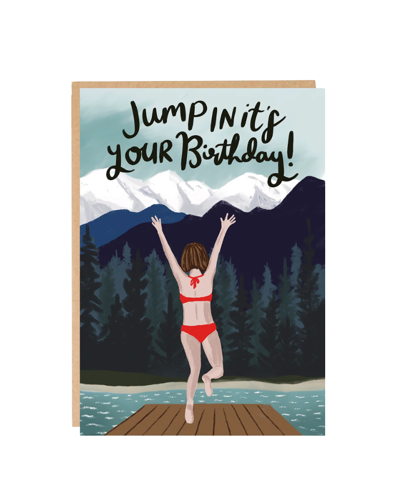 Jump In It's Your Birthday Card