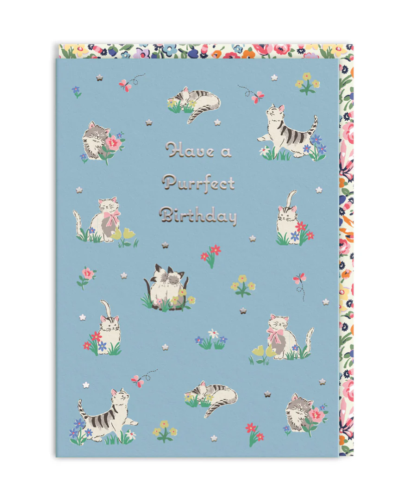 Purrfect Kittens Birthday Card