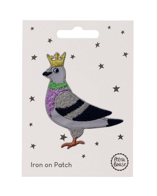 Pigeon Iron-On Embroidered Patch