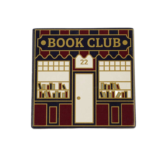 Book Club Ceramic Coaster