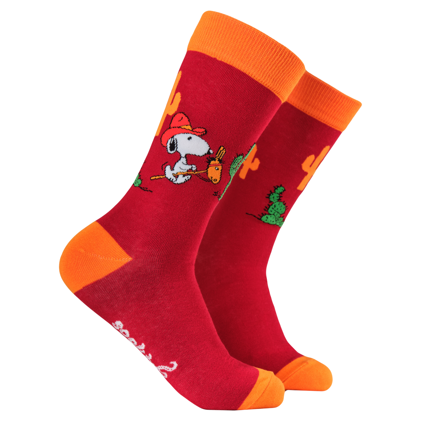 Snoopy Howdy Cowboy Crew Socks