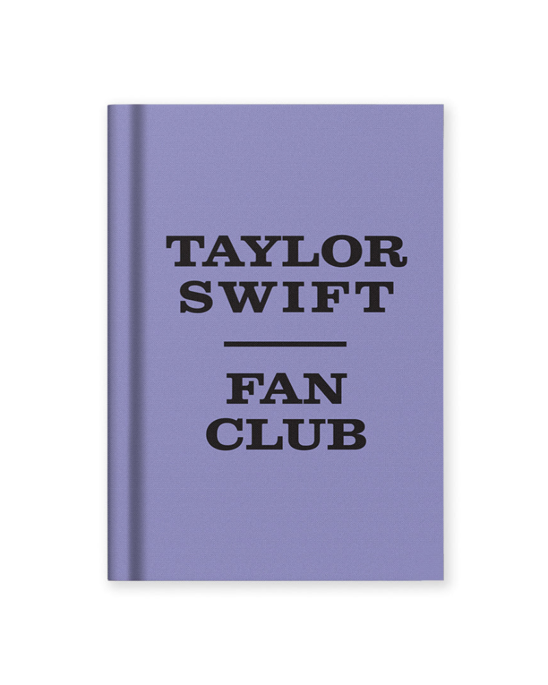 Taylor Swift Fan Club A7 Fabric Notebook