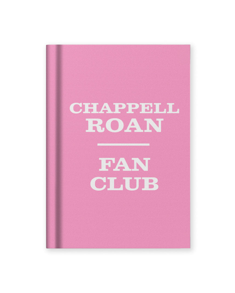 Chappell Roan Fan Club A7 Fabric Notebook
