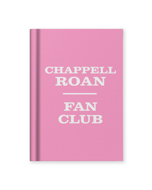Chappell Roan Fan Club A7 Fabric Notebook