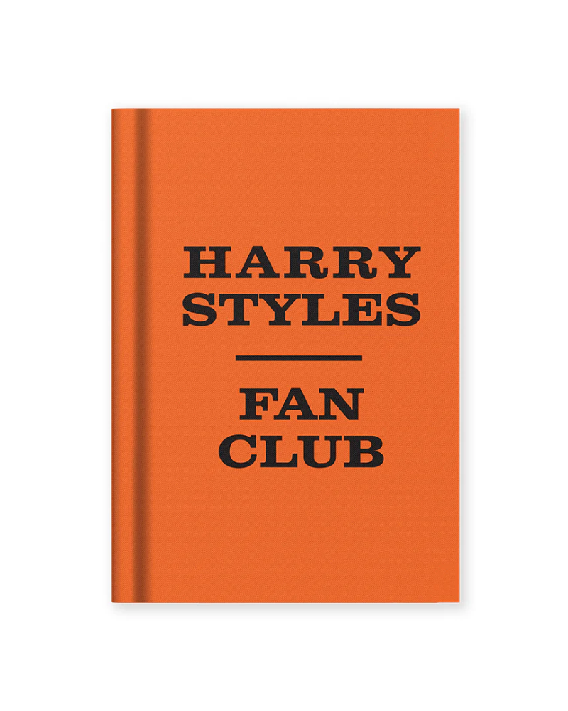 Harry Styles Fan Club A7 Fabric Notebook