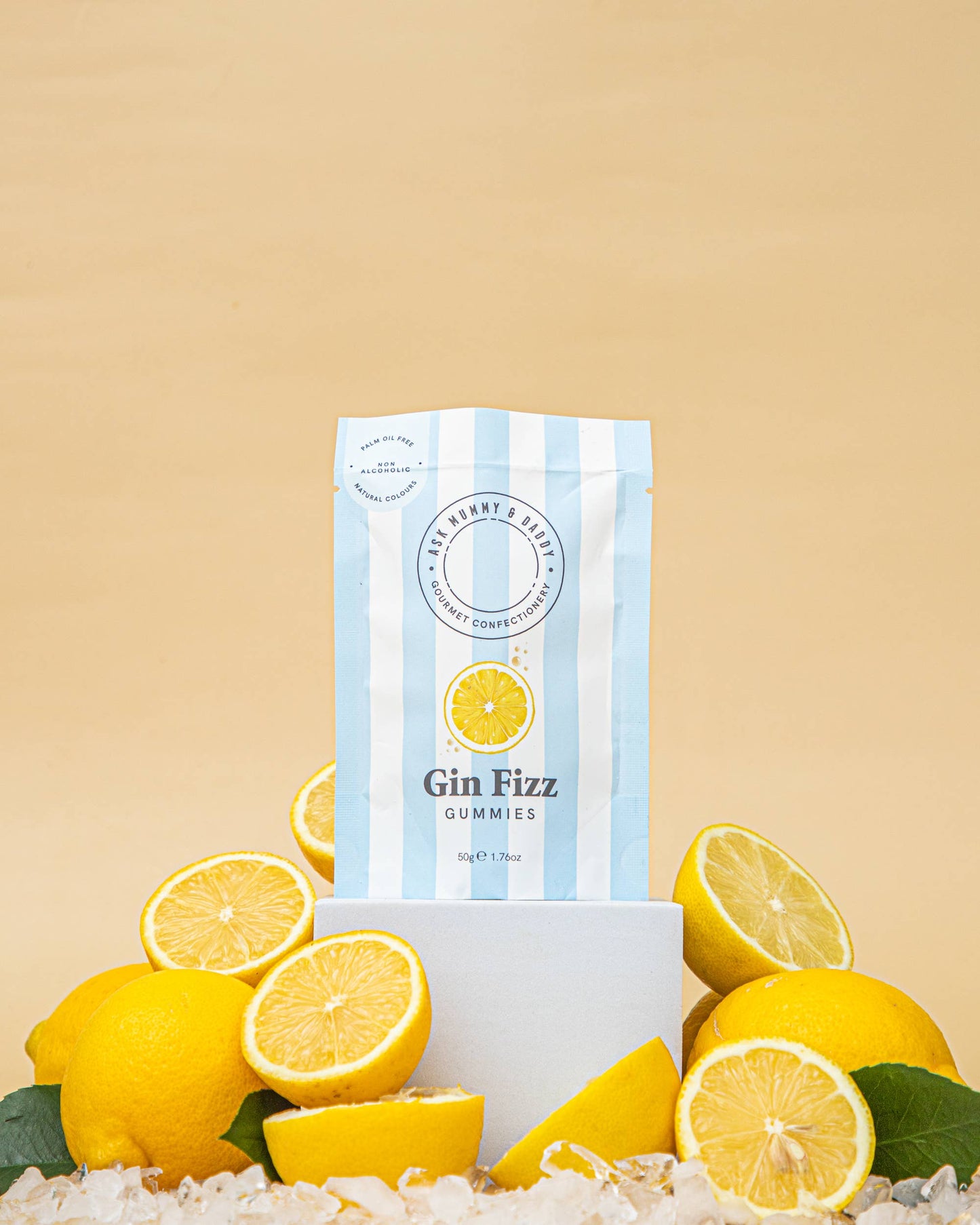 Gin Fizz Gummy Bears Zero Alcohol