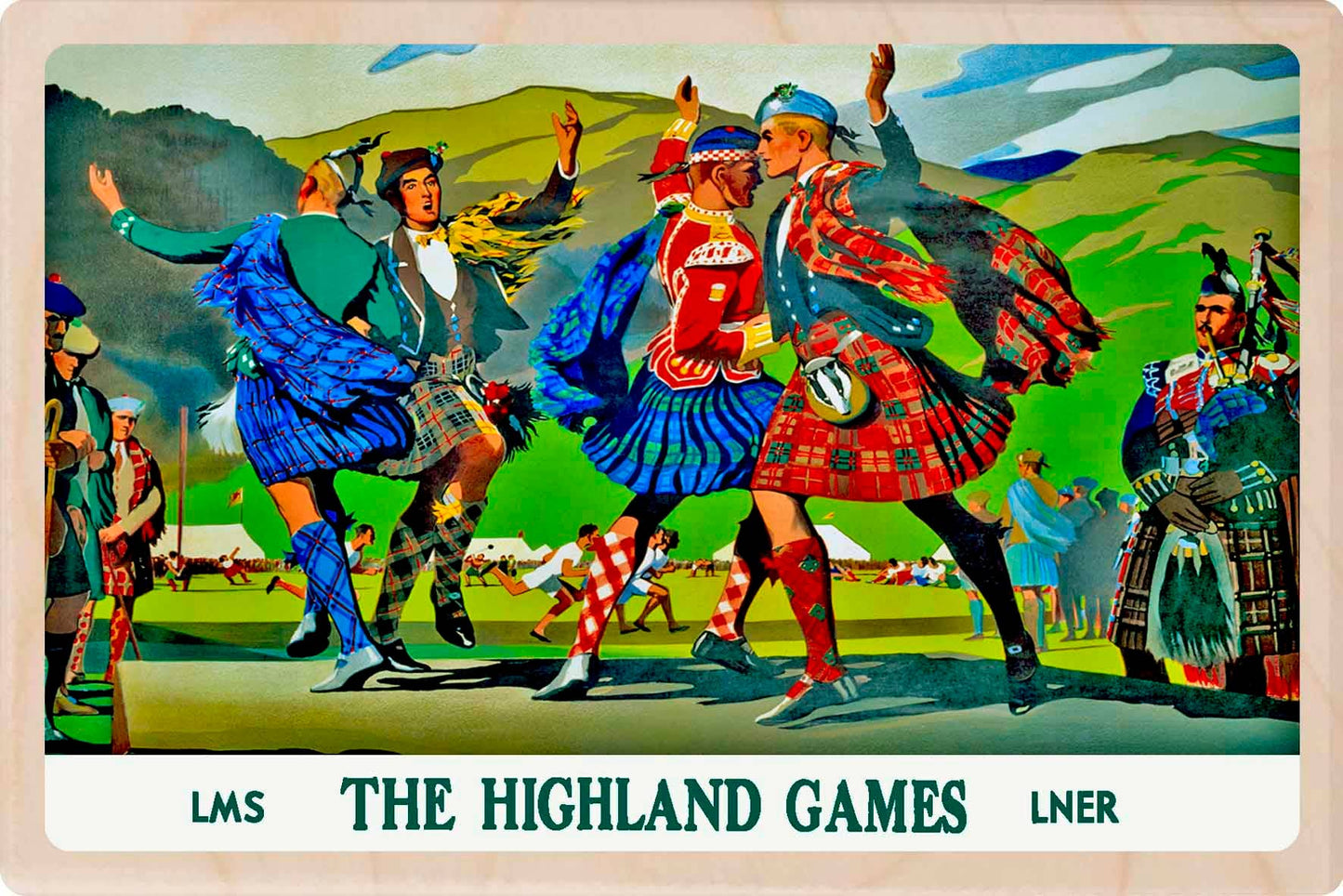 Highland Games Scotland Magnet