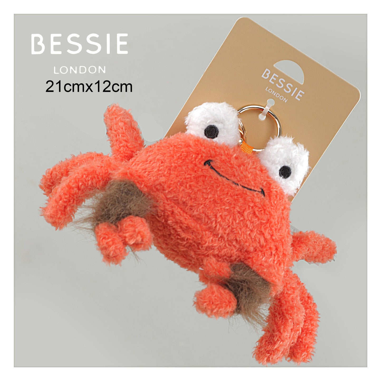Plush Crab Bag Charm