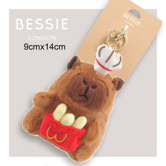 Plush Capybara Chips Bag Charm