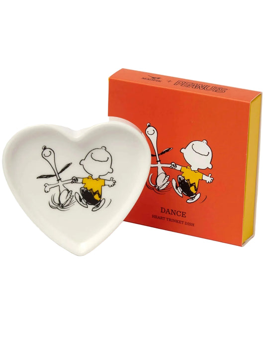 Peanuts Snoopy Dance Heart Trinket Dish