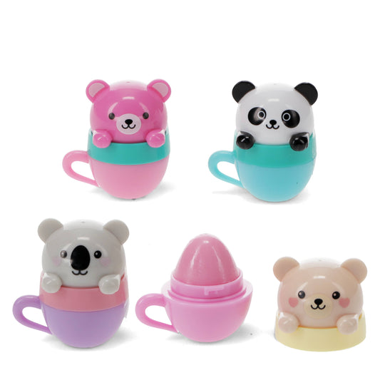 Teacup Animal Friends Assorted Lip Balm