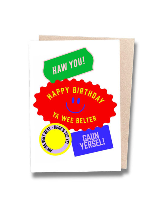 Haw You! Happy Birthday Card