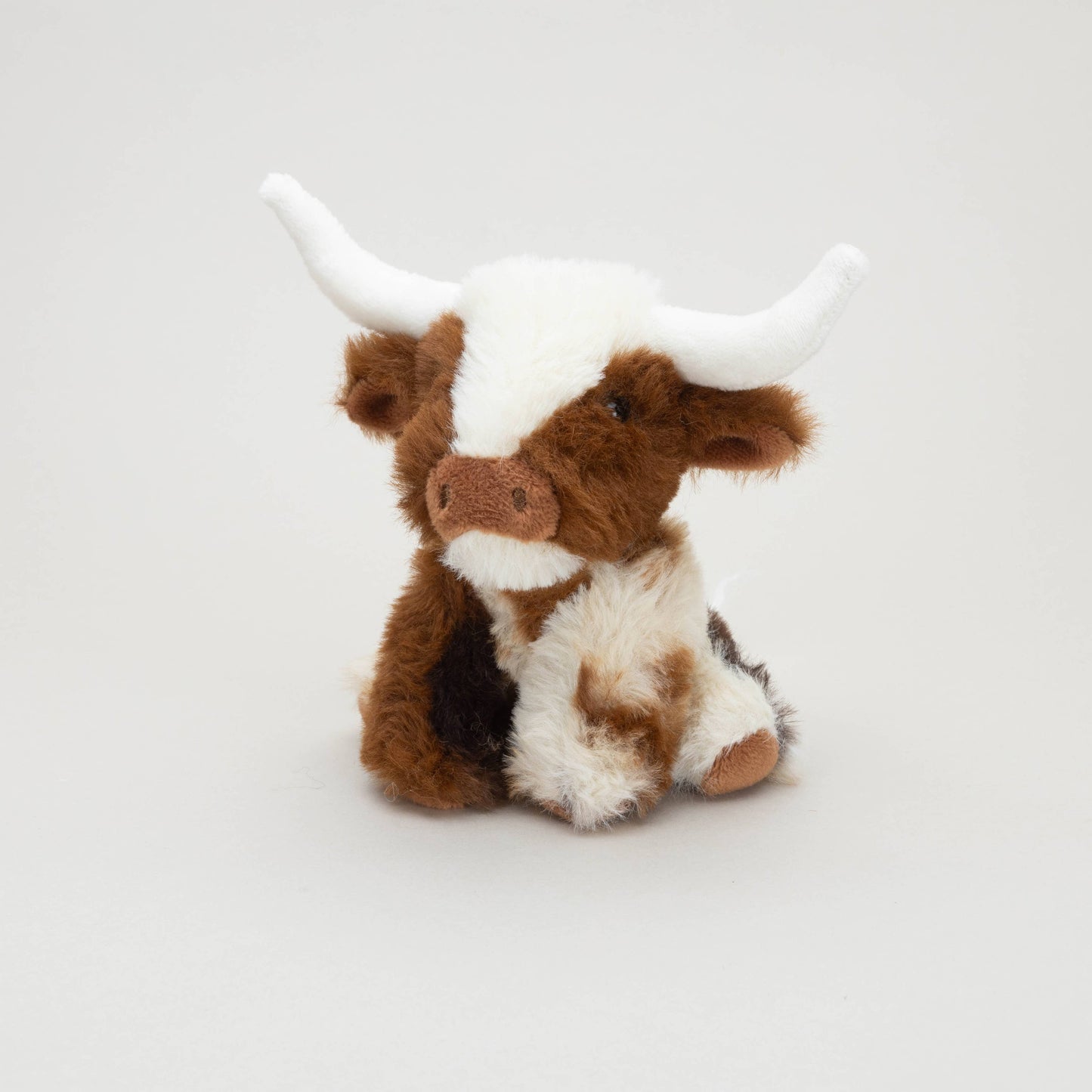 Mini Texas Longhorn Cow Plush Toy