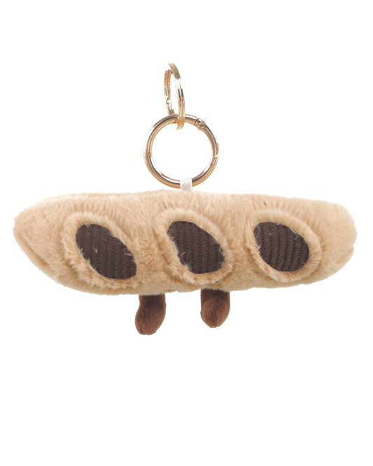 Plush French Baguette Bag Charm