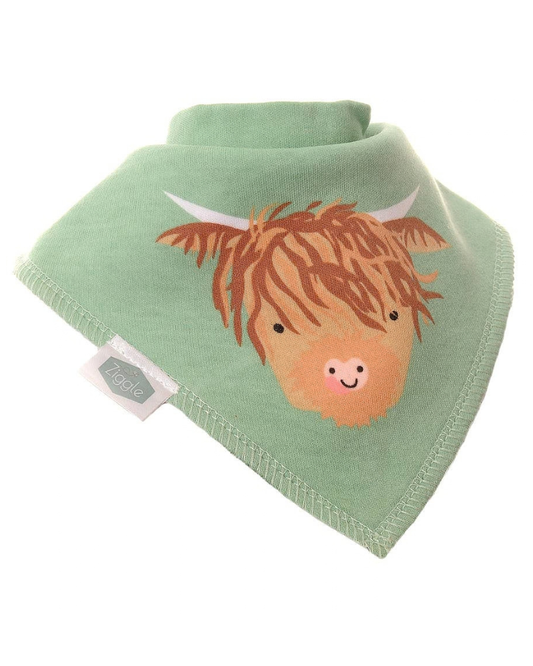 Highland Cow Baby Bib