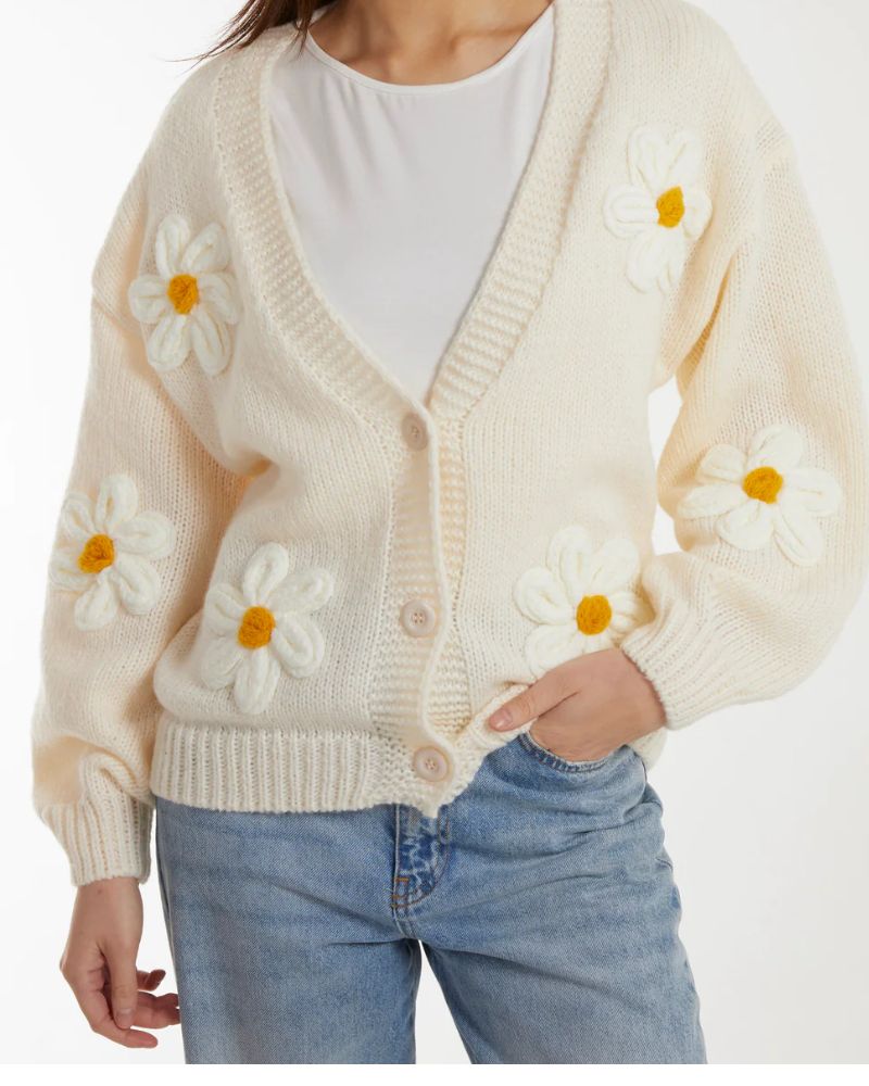 Daisy Flowers Cardigan