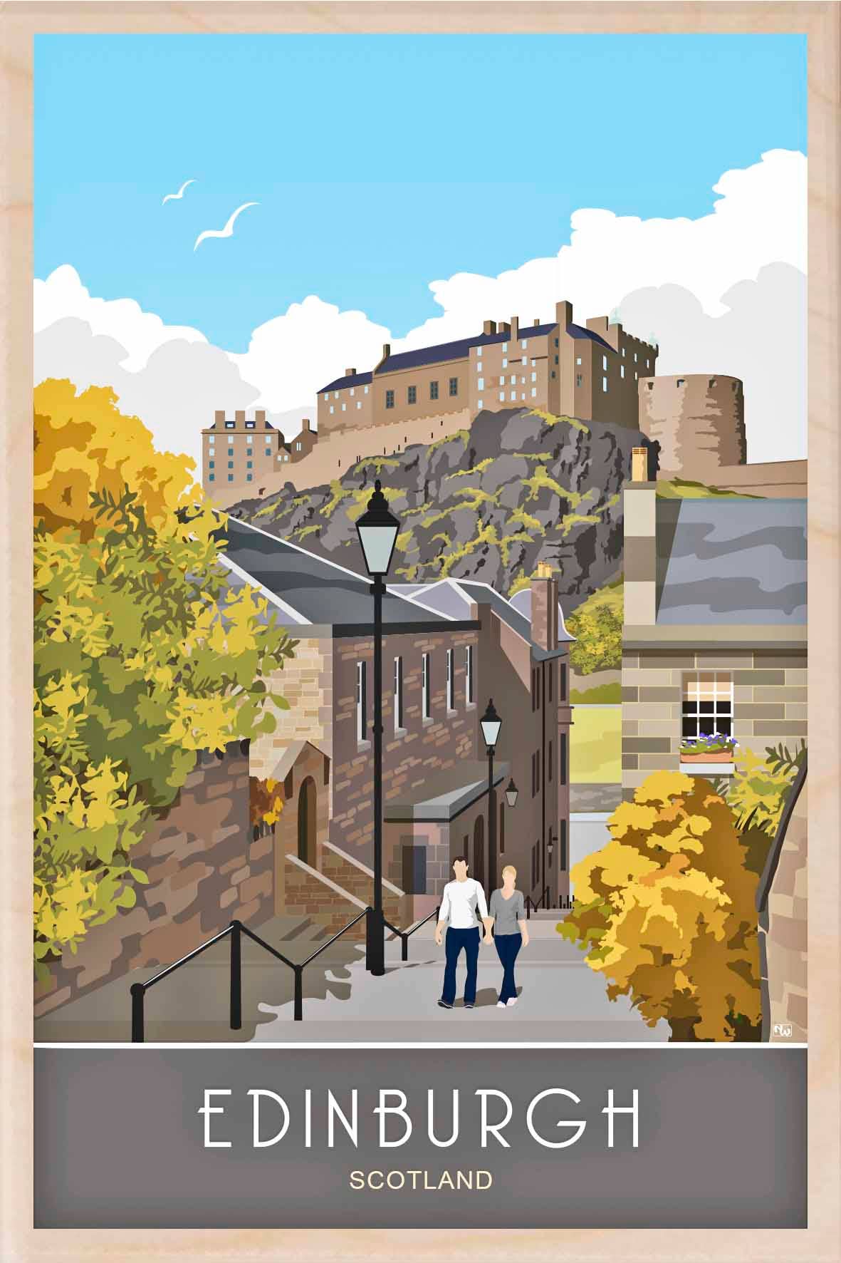 Edinburgh Scotland Magnet