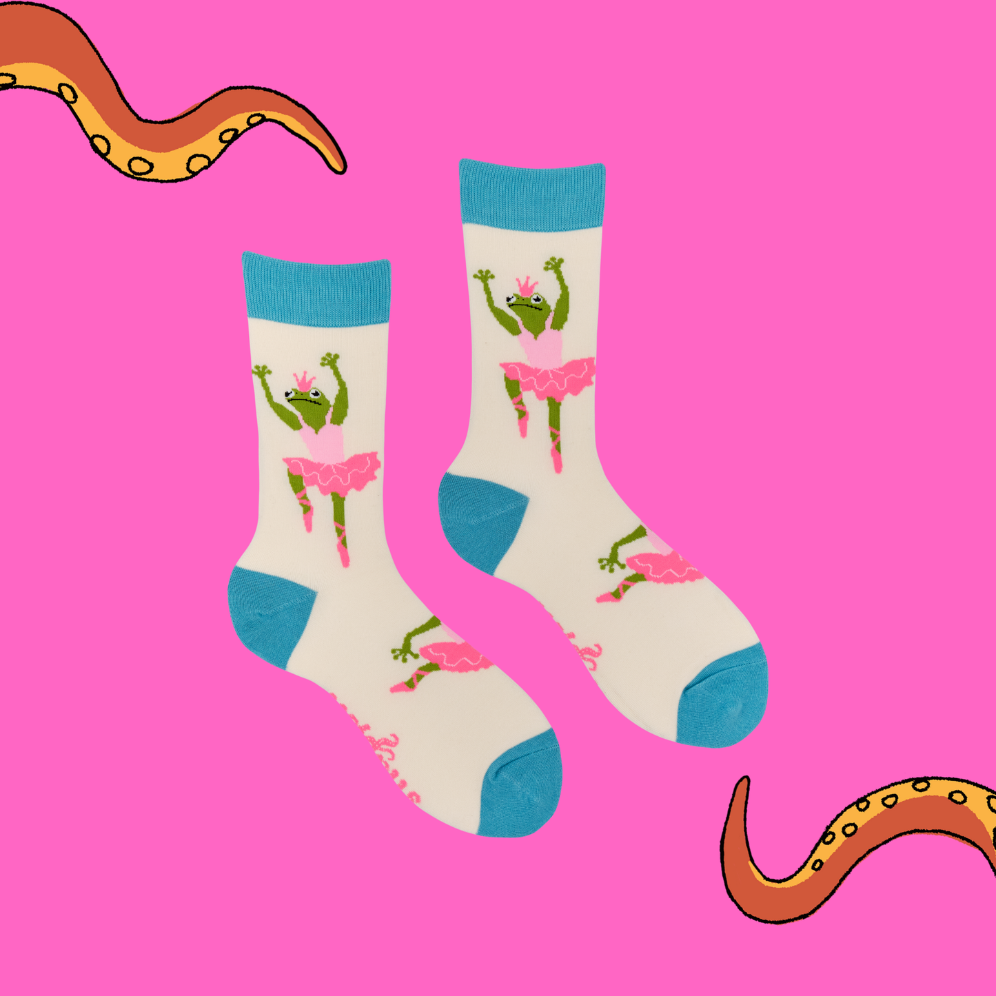 Leapfrog Ballerina Frog Crew Socks