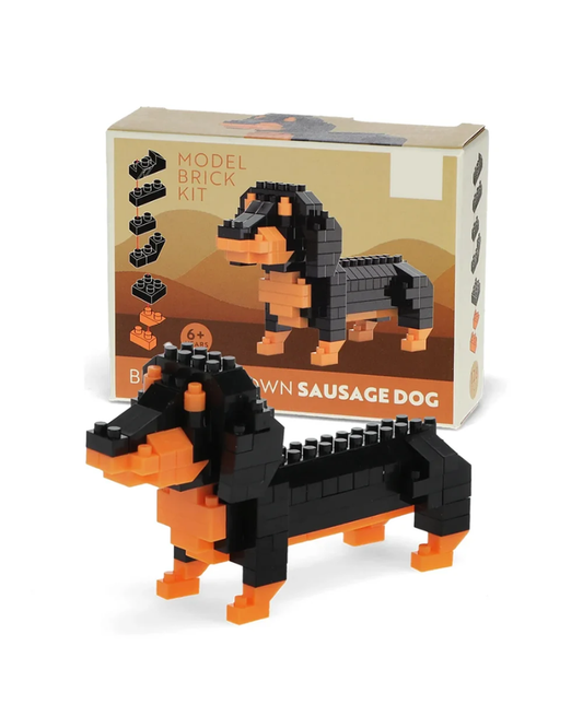 Build Your Own Sausage Dog Brick Kit