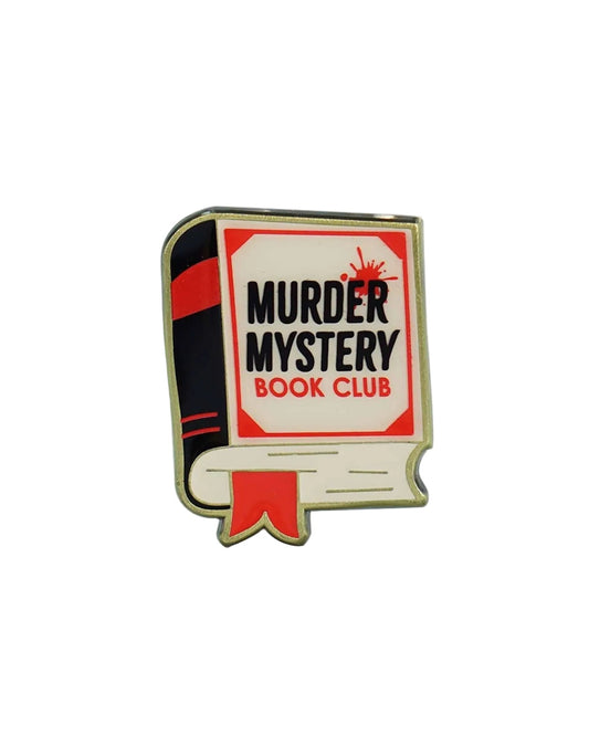 Murder Mystery Book Club Enamel Pin Badge