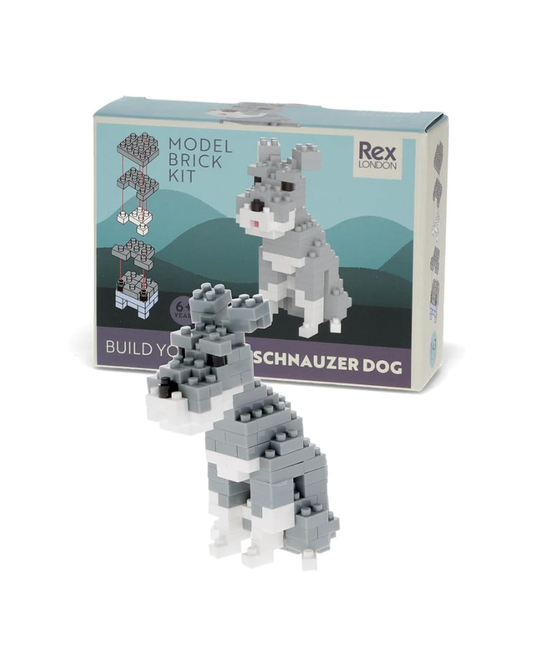 Build Your Own Schnauzer Brick Kit