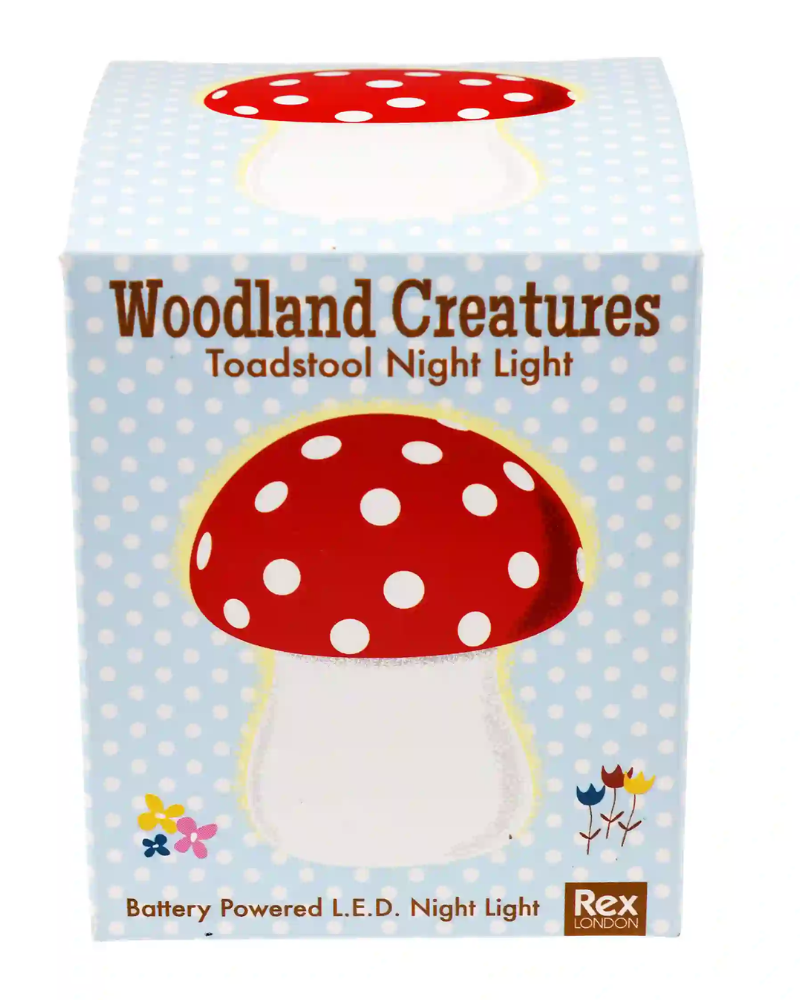 Red Toadstool Night Light