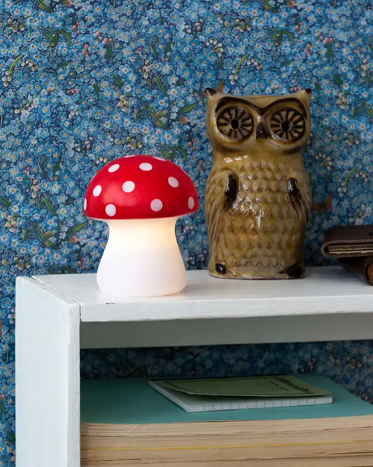 Red Toadstool Night Light