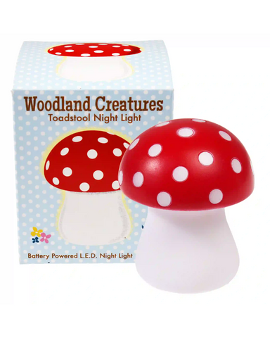 Red Toadstool Night Light