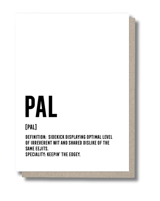 Pal Scottish Definition Greeting Card
