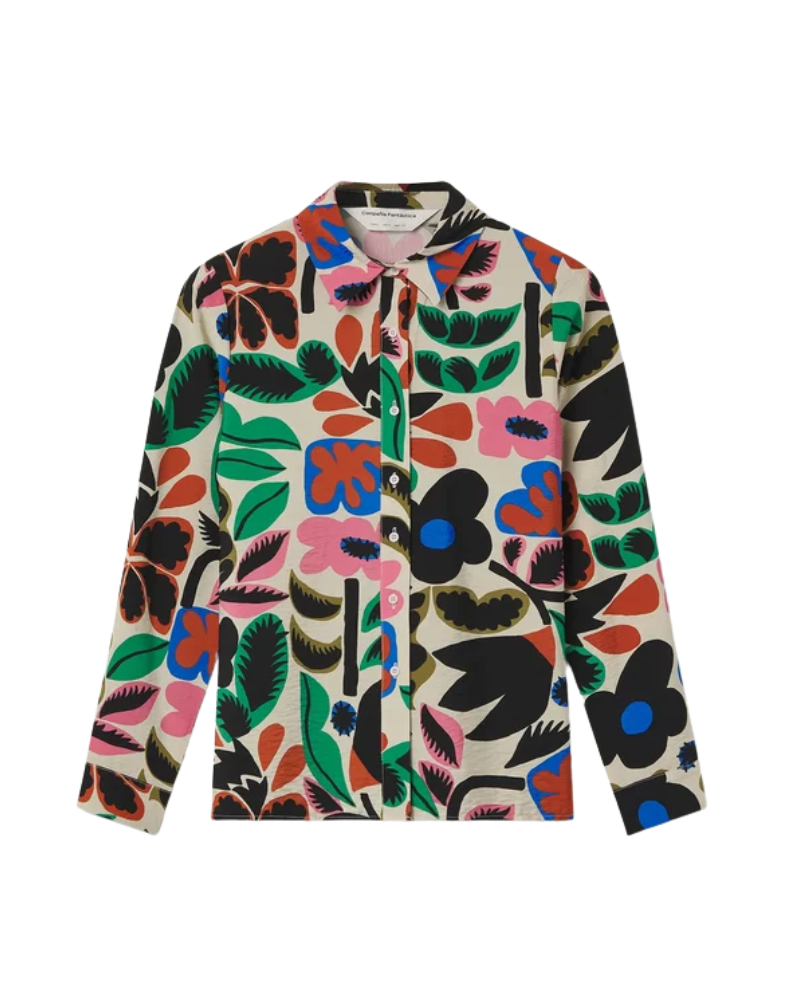 Neo Floral Print Shirt Compania Fantastica
