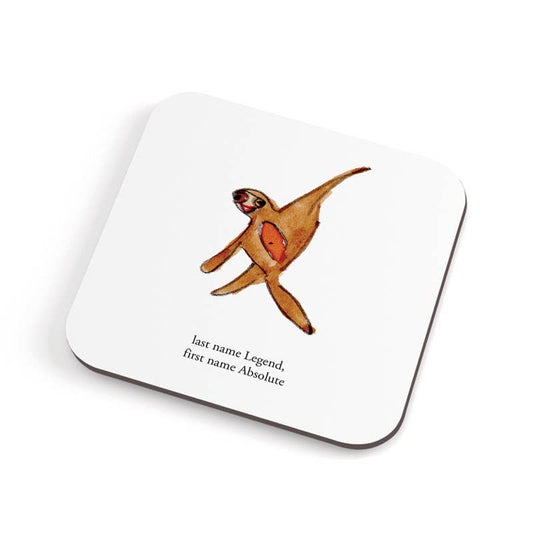 Absolute Legend Sloth Coaster