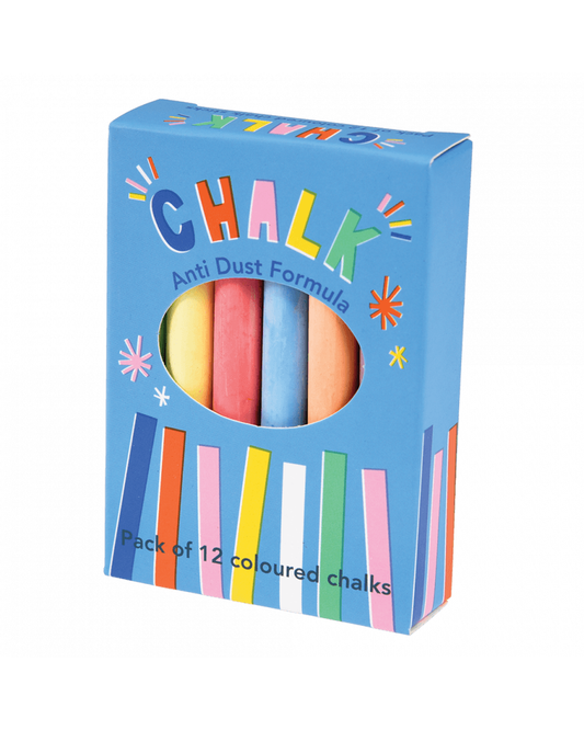 Box of Chalk Sticks Set of 12