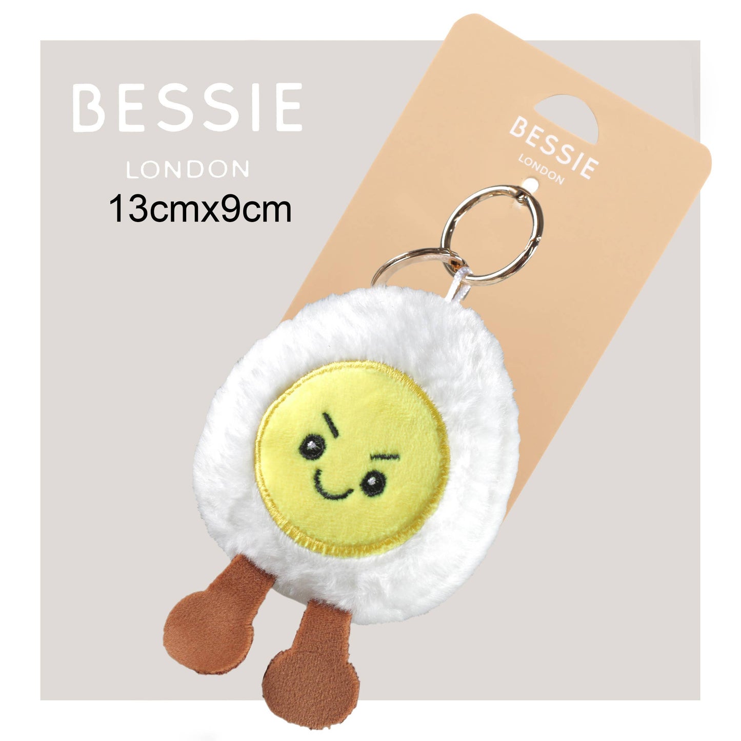 Plush Boiled Egg Bag Charm