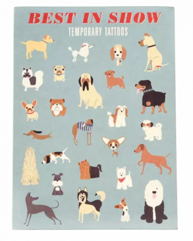 Best in Show Dog Temporary Tattoos