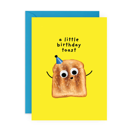A Little Birthday Toast Greeting Card
